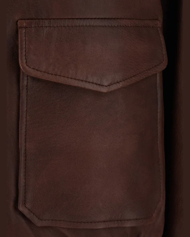 TELA Marcus Jacket — Brown Brown
