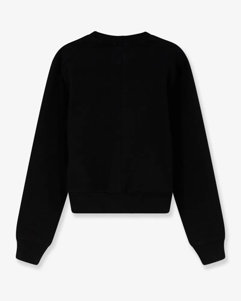 Entire Studios Unisex Pod Crew Cotton Sweatshirt Black Sweatshirts Sweater Black