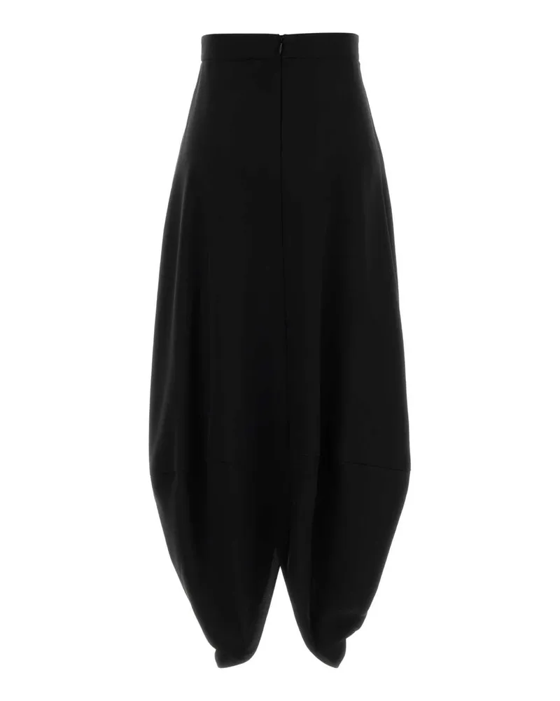 Giorgio Armani Silk Cady Skirt — Black Black