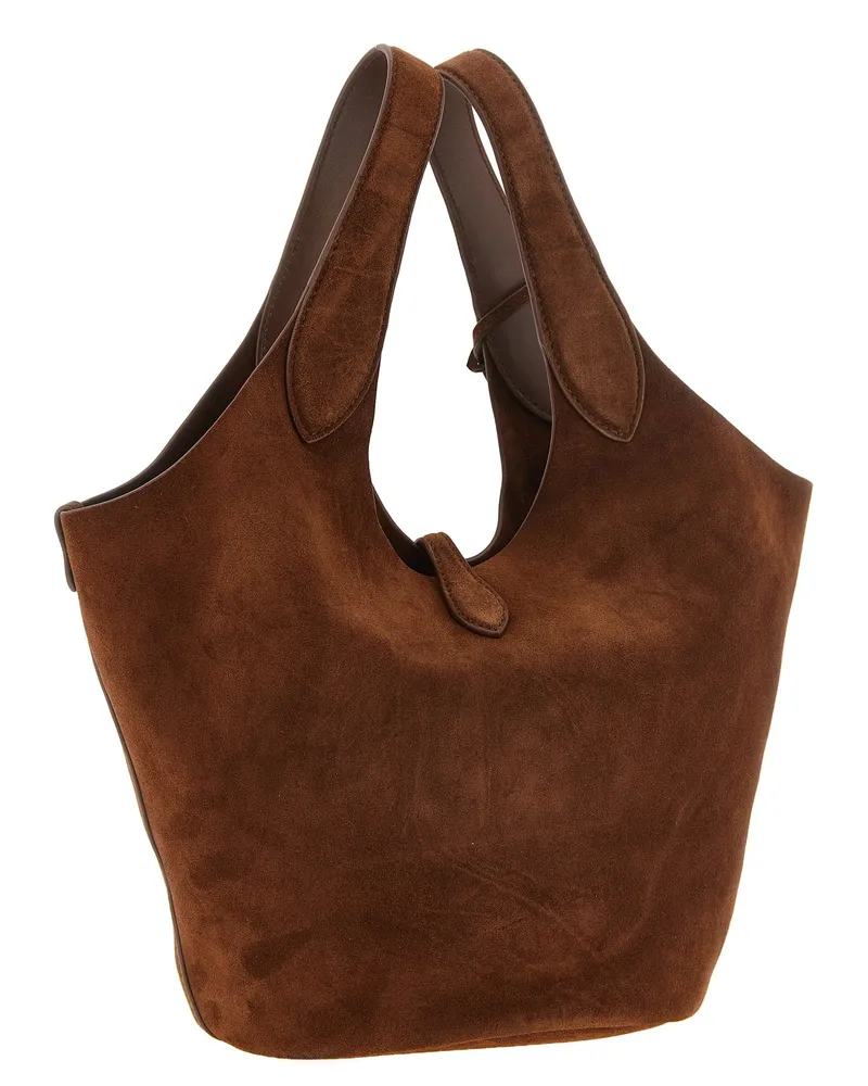 Ralph Lauren Leather Hobo Bag — Brown Brown