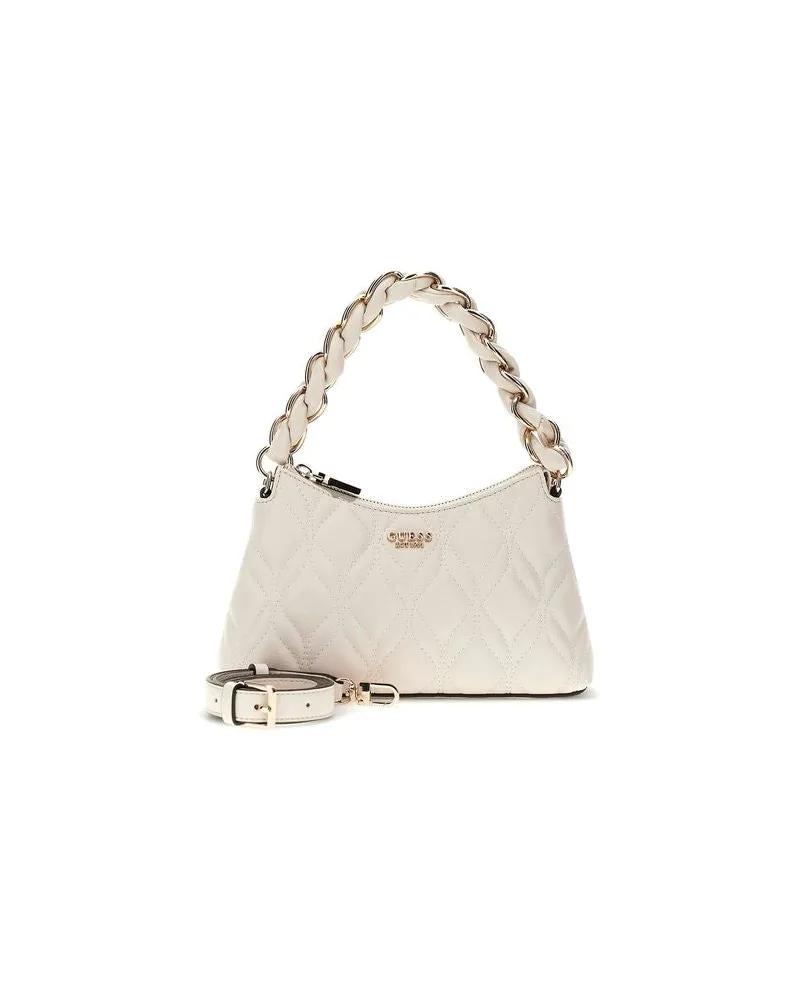 Guess Maxine Shoulder Bag — White White