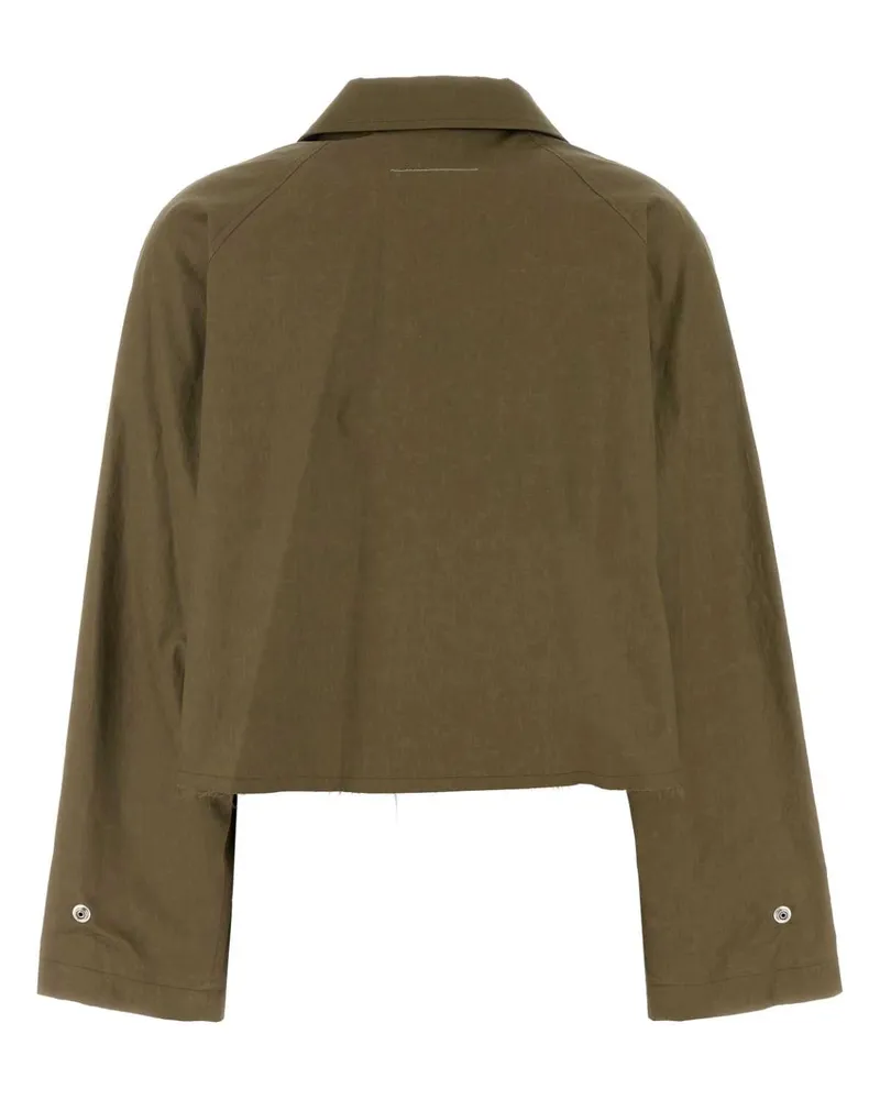 Maison Margiela Stretch Cotton Jacket — Khaki Khaki