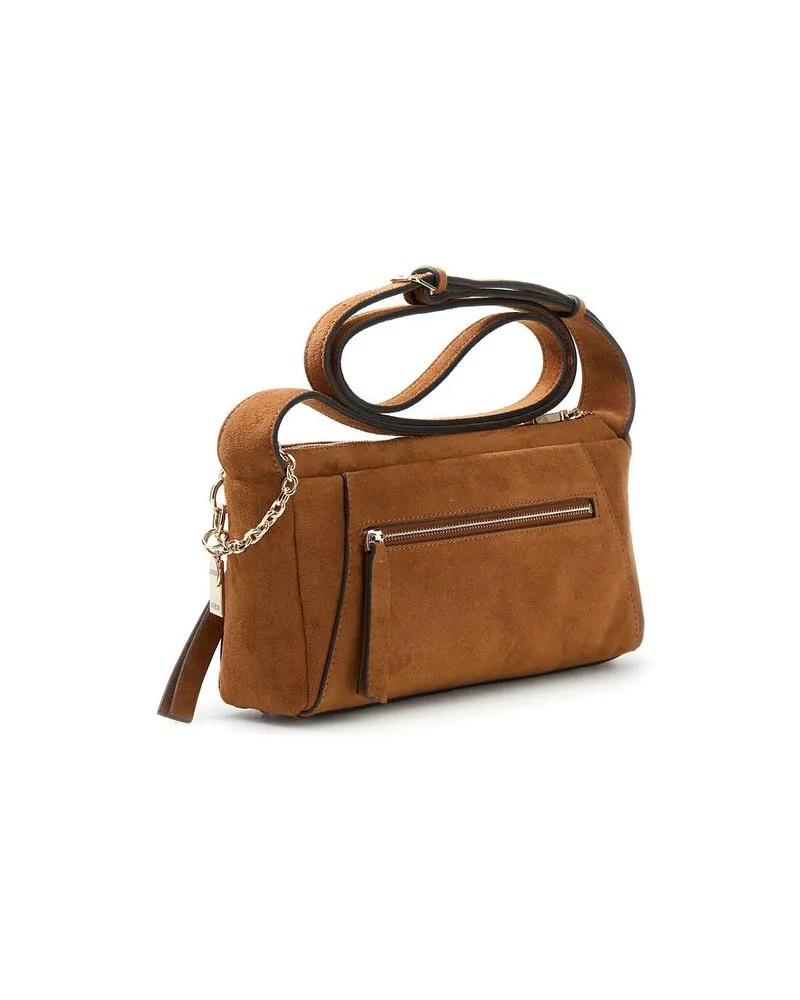 Guess Devon Crossbody Bag — Cognac Cognac