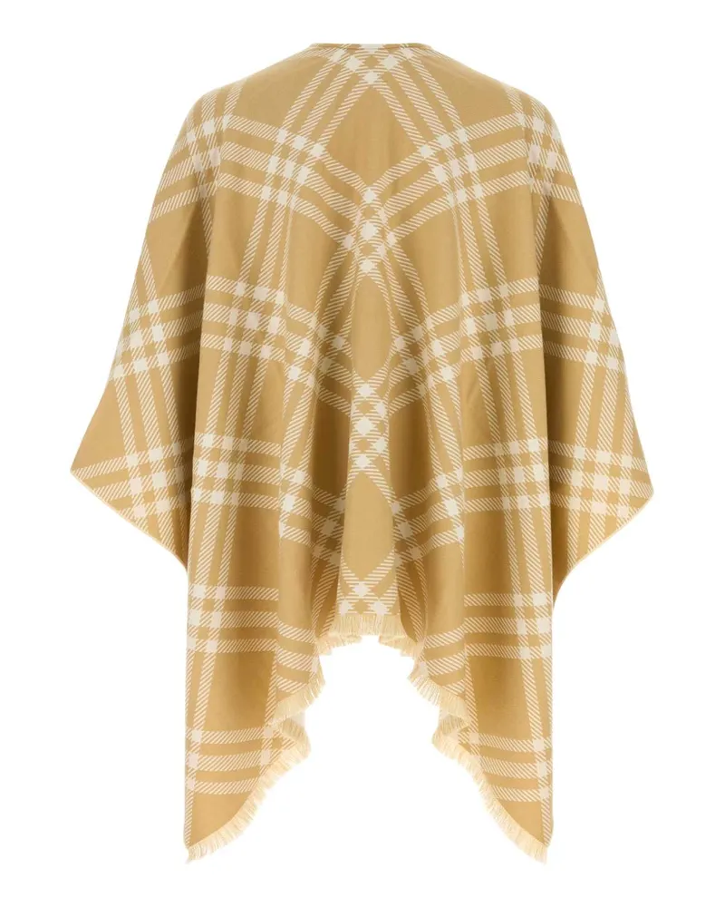 Burberry Unisex Sand Exterior: Wool Silk Cashmere Cappotti Coat Beige
