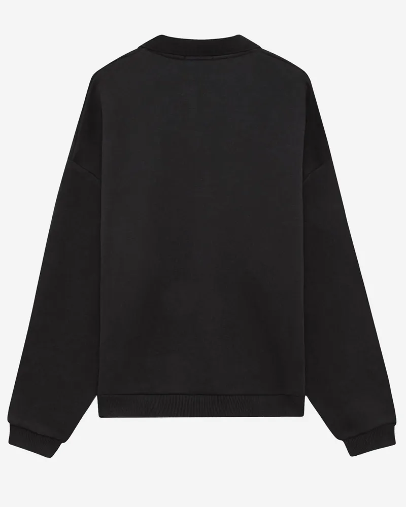 AUTRY Men's Cotton Sweatshirt With Logo Black Sweatshirts Sweater 