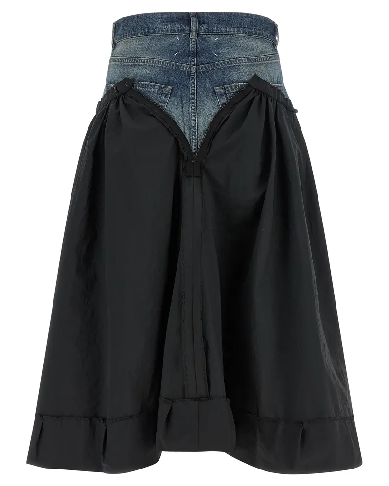 Maison Margiela Women's Multicolor Polyester Midi Skirt Multicolor