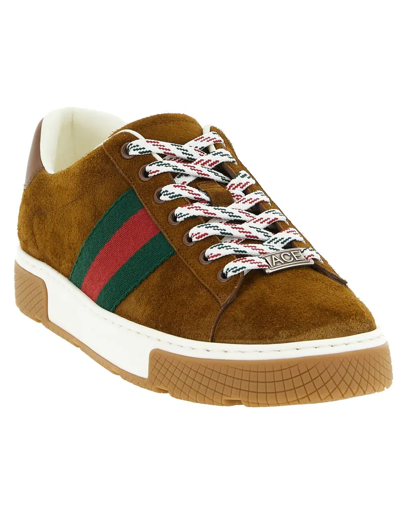 Gucci Ace Sneaker — brown Brown