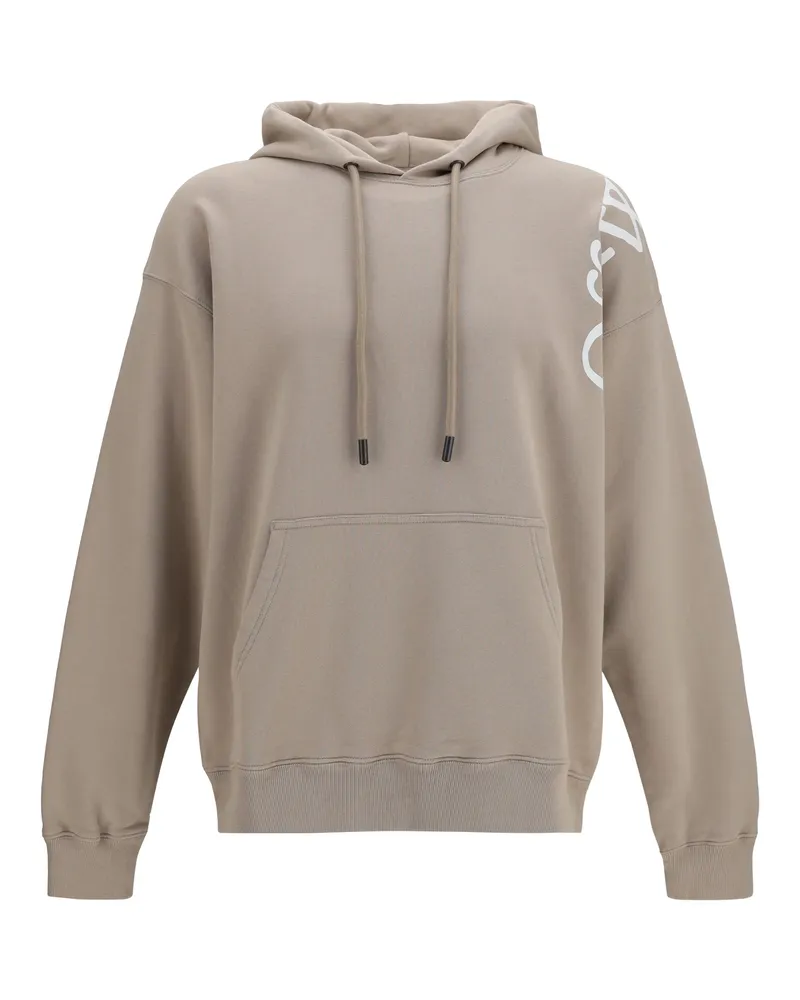 OFF-WHITE Men's Hoodie Vertical Bookish Skate Cotton Beige Sweatshirts Sweater Beige