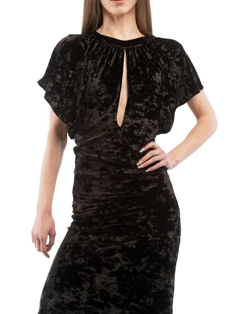 Moschino Women Black Polyester Casual Dress Black