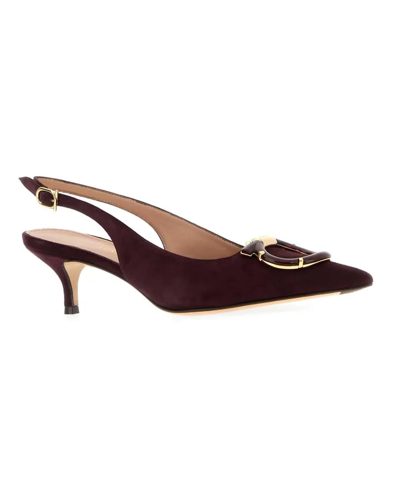 Ferragamo 01k5337851141c Oxbdarbarama (oxblood)darkbaroloamaretti Scarpe Con Tacco High Heel Shoes Burgundy