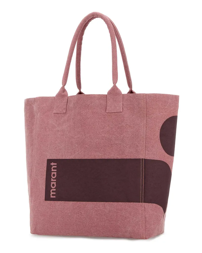 Isabel Marant Women's Pink Cotton Yenky Shopping Bag Antik Exterior: Borse A Mano Pink