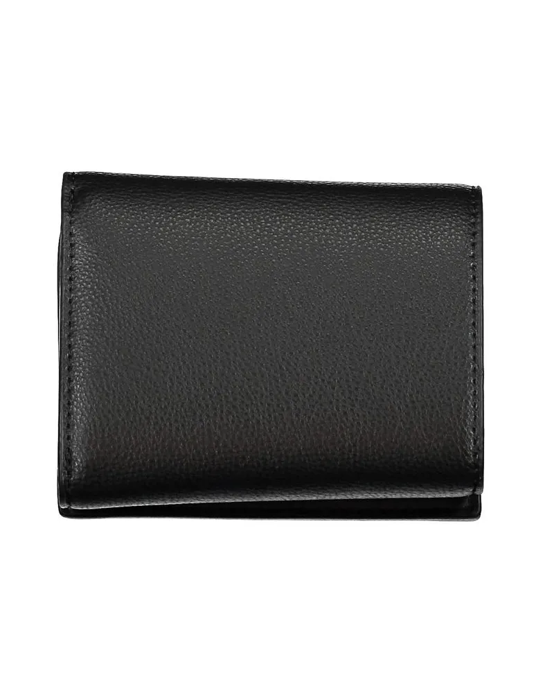Tommy Hilfiger Polyurethane Wallet — Black Black