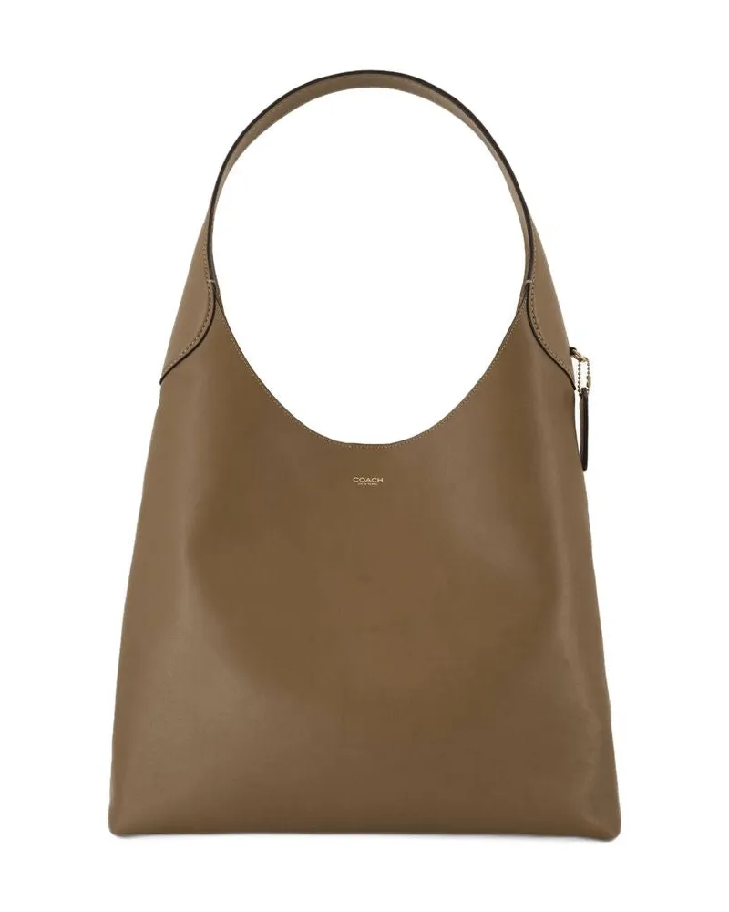 Coach Women's Brooklyn Shoulder Bag 39 -  Leather Brown Cowhide Shoulder-Hobo-Bags Brown