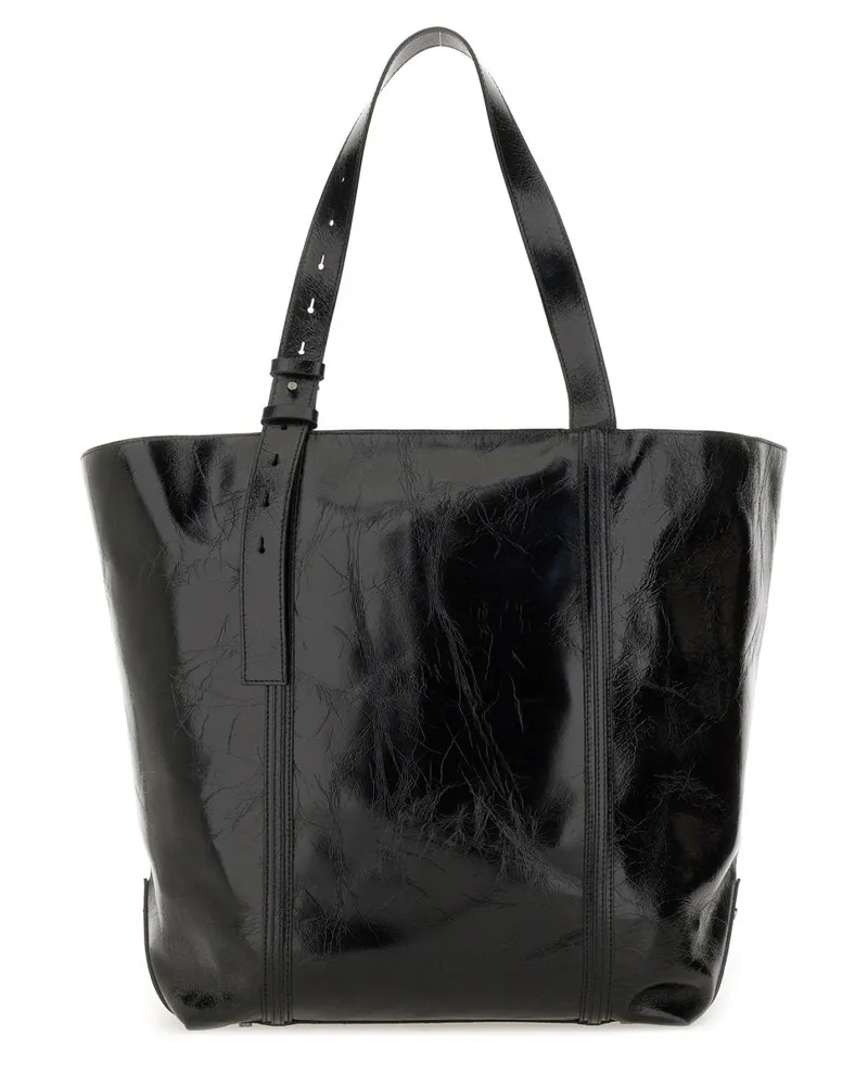 Golden Goose Women's Leather Tote Bag Black Shoulder Black