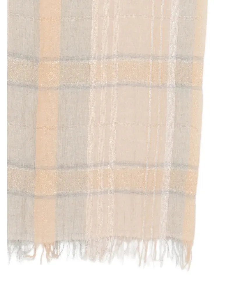 PANICALE Cashmere Women's Scarf Ss26 W Beige