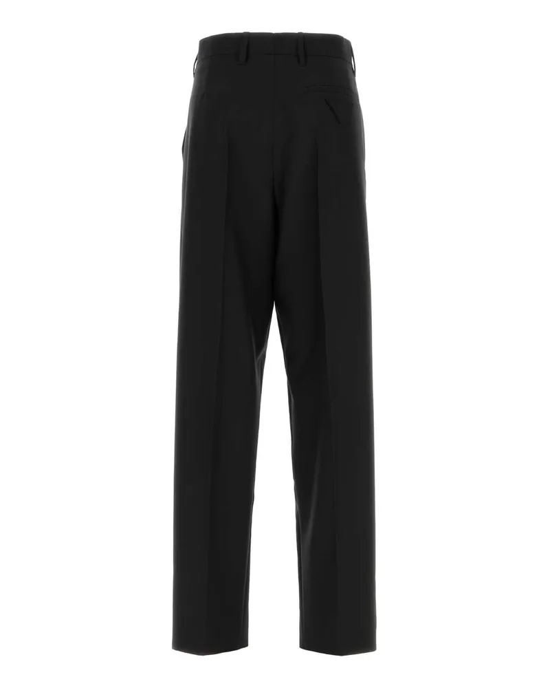 Prada Wool Blend Trousers — Black Black