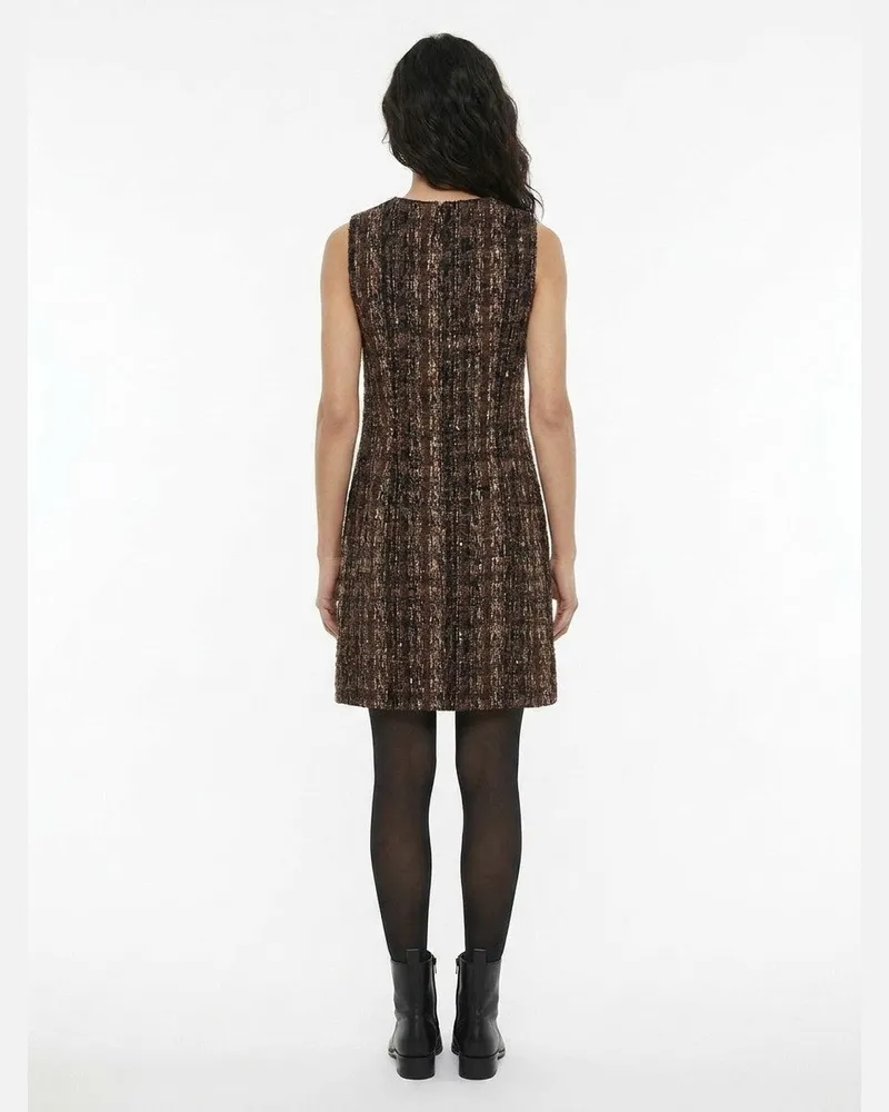 Dolce & Gabbana Women's Beige Acetate Casual Dress Brown