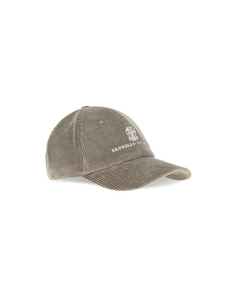 Brunello Cucinelli Men's Beige Cotton Cap (baseball Hat Beige