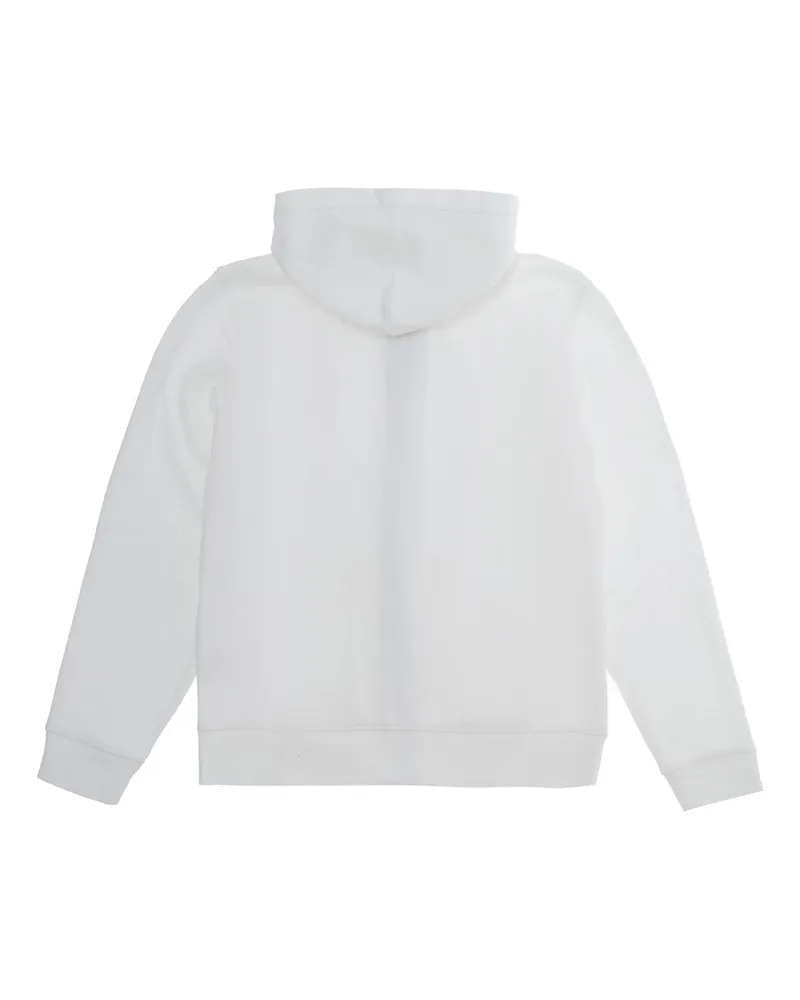 Ralph Lauren Boys' Hooded Zip-Up Sweatshirt White Cotton Hoods & Sweatshirts White