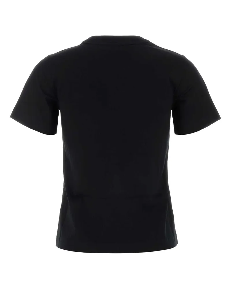 Burberry Black Exterior: Cotton T-Shirt T-shirts And Polos Black