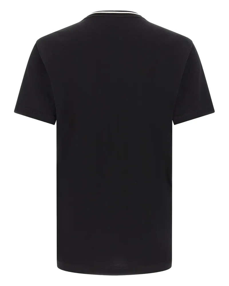 Dolce & Gabbana Men Black Cotton T-Shirt Black