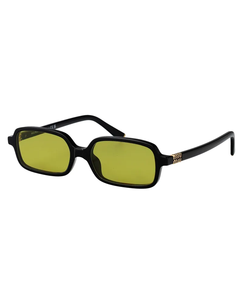 Miu Miu Women's Sunglasses 0mu 11zs Black Acetate Black