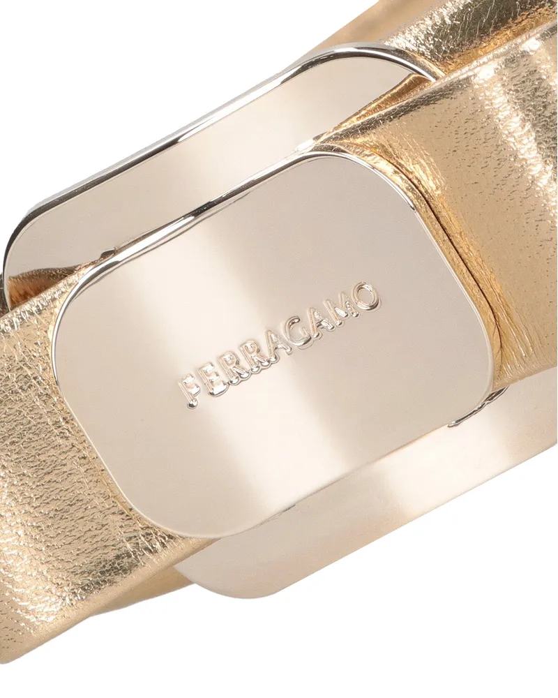 Ferragamo Women's Accessories Golden Leather Gold