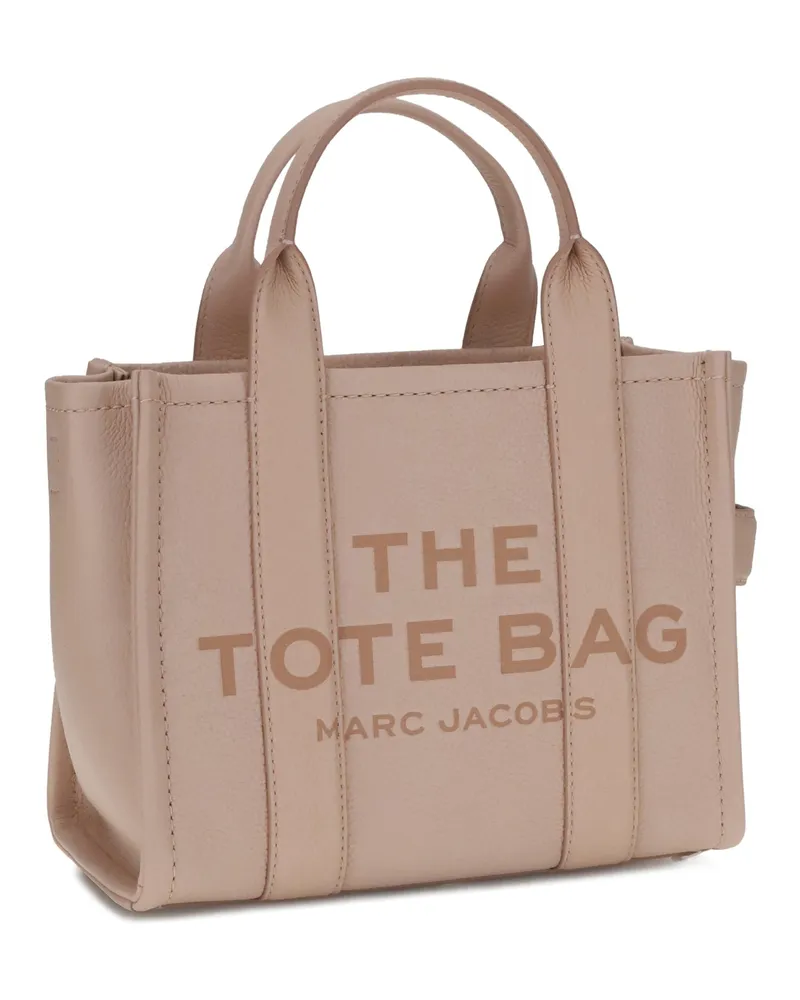 Marc Jacobs Women's The Small Tote Handbag Rose Calf Leather Bos Taurus Handbags Hand Bags Pink
