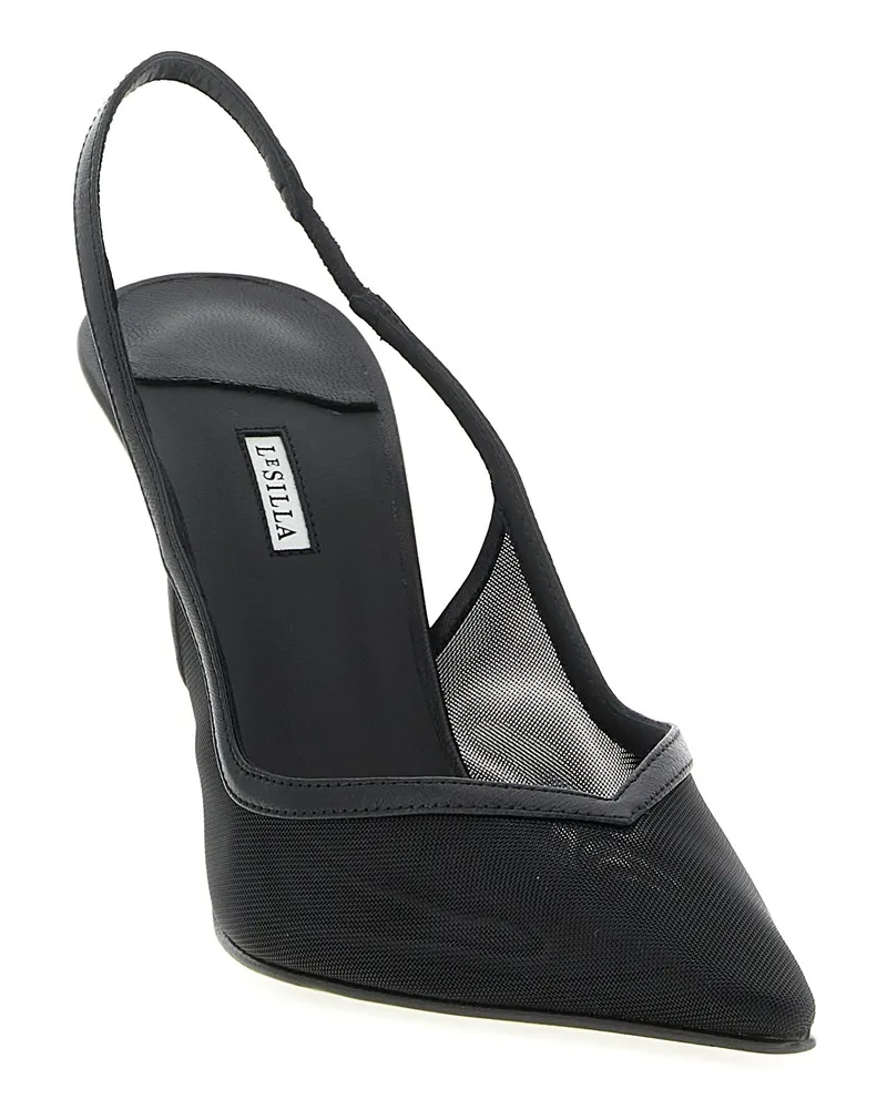 Le Silla Women's Black Polyamide High Heel Pumps Black