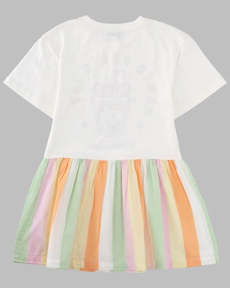 Kenzo Cotton Dress — Pink Pink