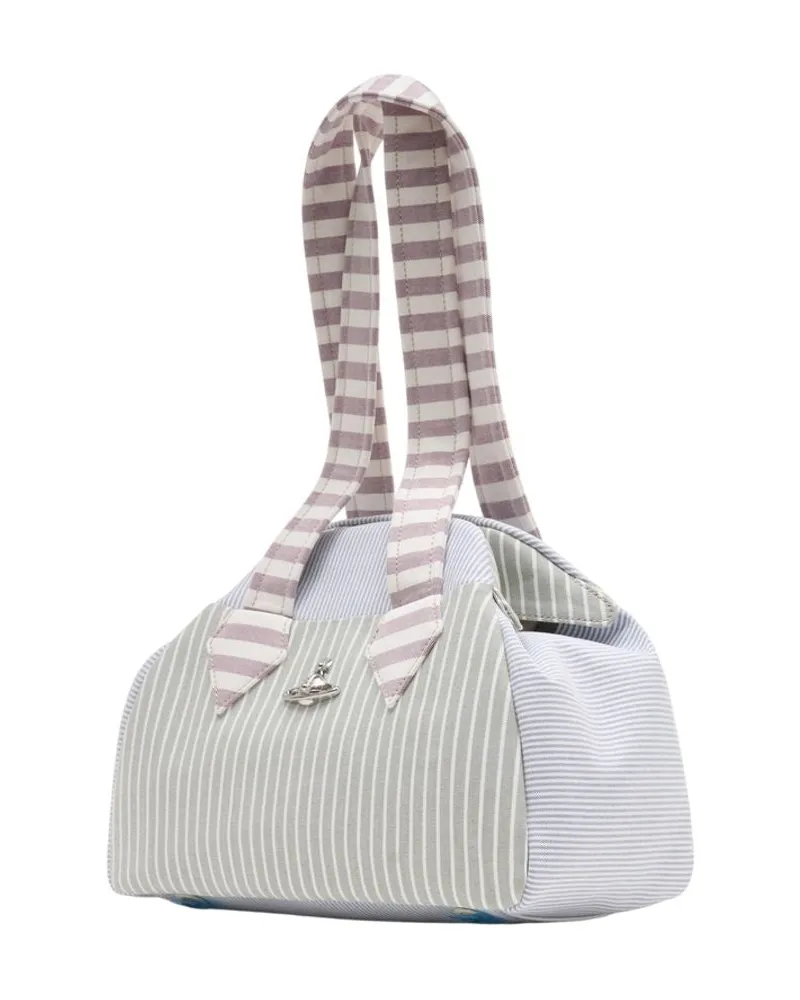 Vivienne Westwood Women's Archive Medium Purse Cotton Multicolor Bags Handbags-purses White