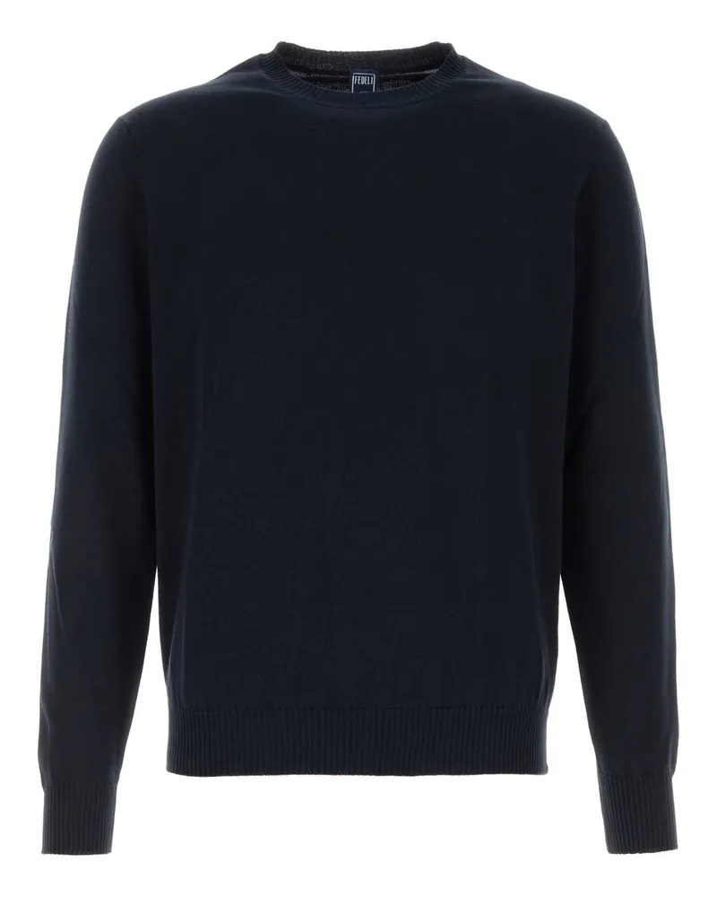 Fedeli Sweater — Navy Navy
