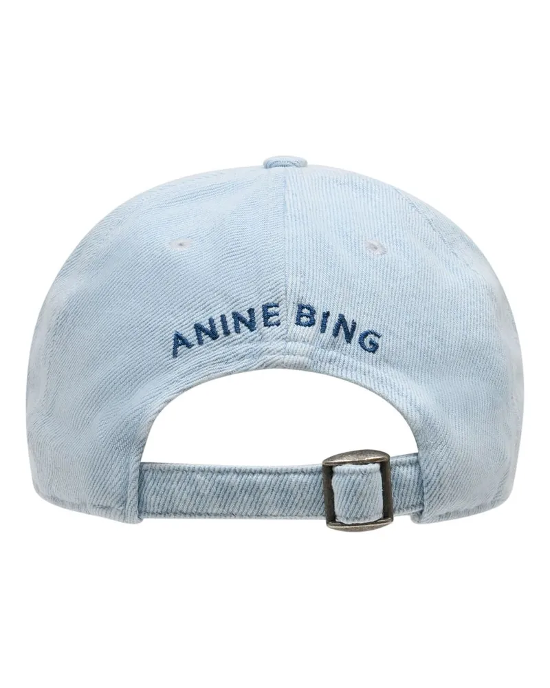 Anine Bing Women's A-12-11959-Whd64 Baseball Cap Blue Cotton Blue
