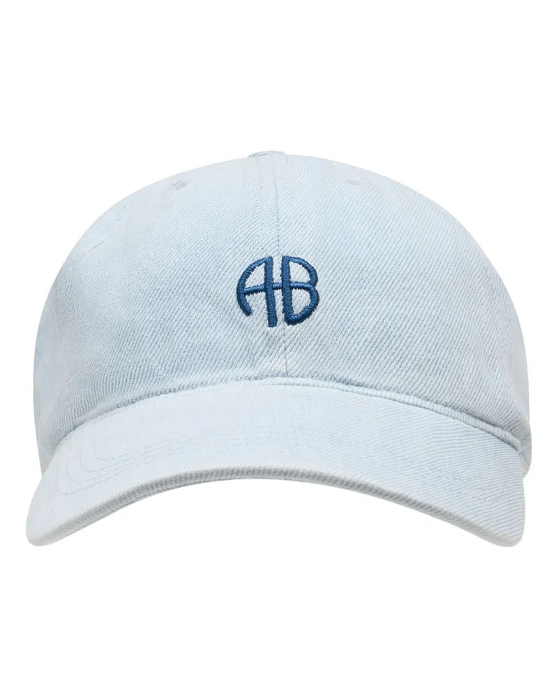 Anine Bing Women's Jeremy Baseball Cap -  Cotton Blue Accessories Hats Blue