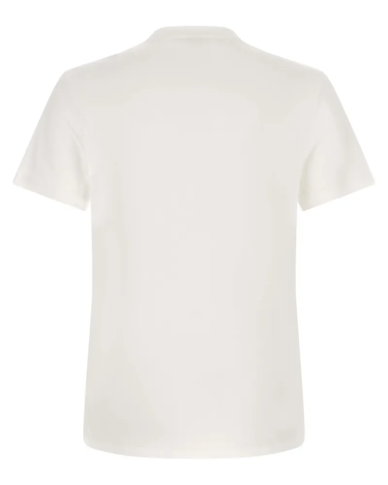 Versace Men's Bicolor Cotton T-Shirt White
