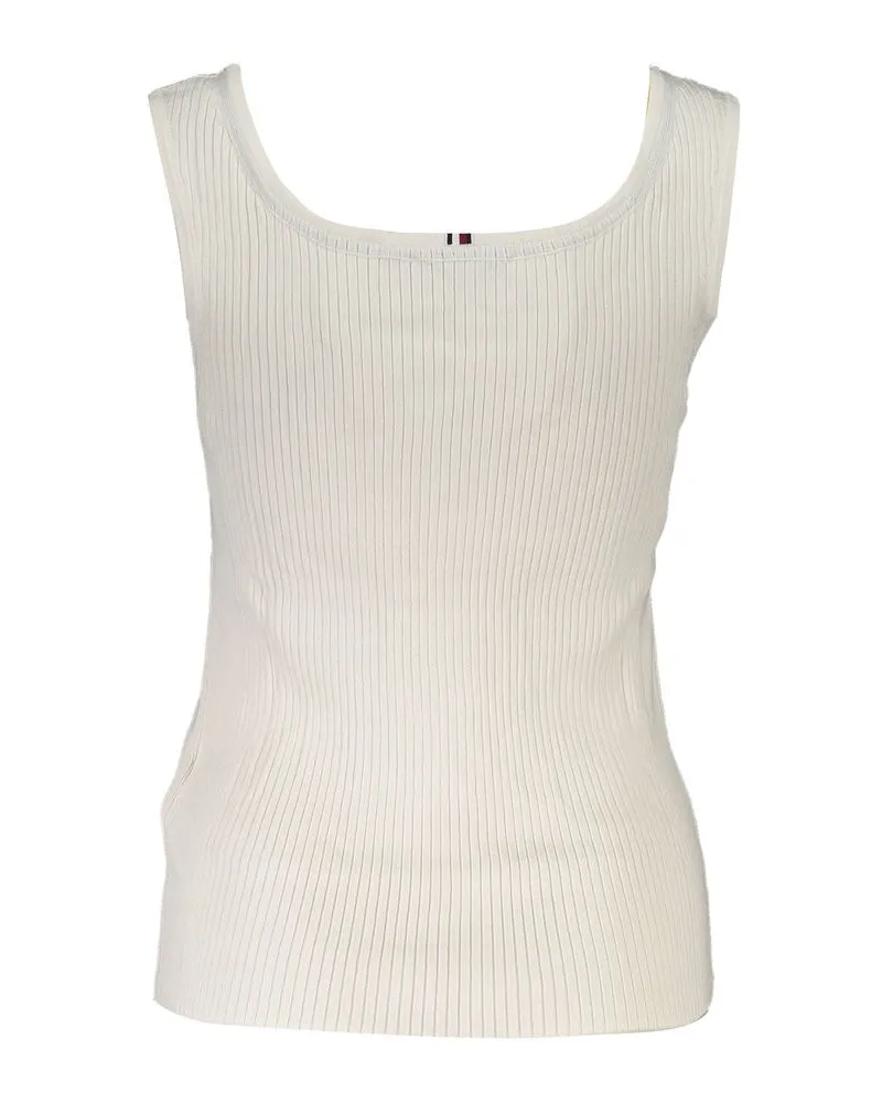 Tommy Hilfiger Ribbed Modal Tank Top — White White