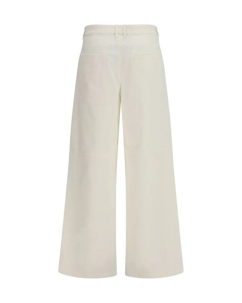 Max Mara Max Mara Ellisse Trousers — White White