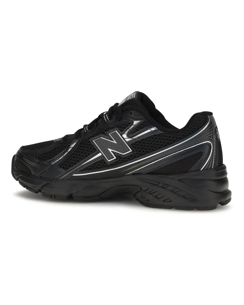 New Balance Running-Inspired Low-Top Sneakers — Black Black