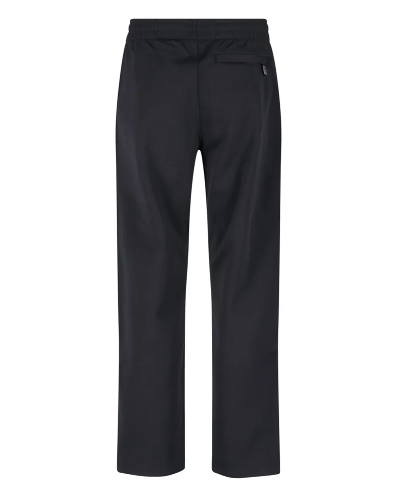 Burberry Men's Trousers Black Polyester Black