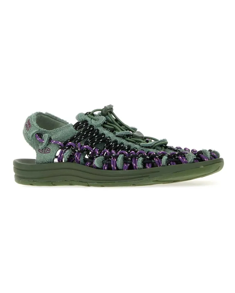 Keen Unisex Sage Green Suede Uneek Lea Slip Ons Greenspring Sneaker Green
