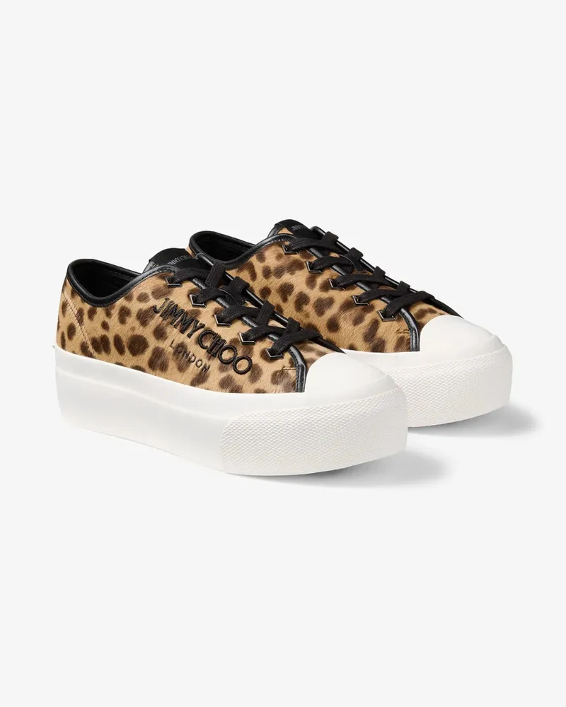 Jimmy Choo Palma Maxi Sneaker — Natural Natural
