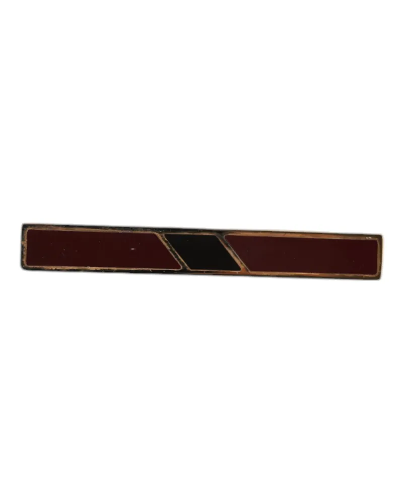 Dolce & Gabbana Men's Multicolor Gold Tone Brass Tie Clip Bar Real Enamel Multicolor