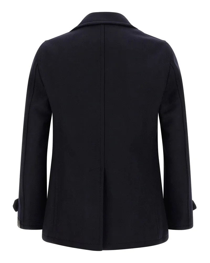 Tagliatore Monaco Coat — Black Black