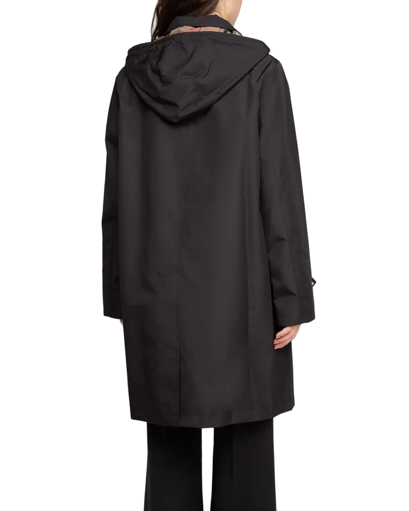 Burberry Oxclose Coat — Black Black