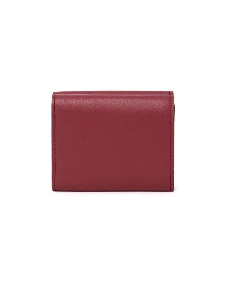 Dolce & Gabbana Men's Red Calfskin Wallet Red