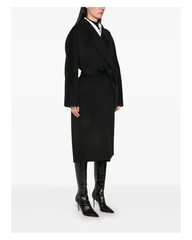Elisabetta Franchi Coat — Black Black