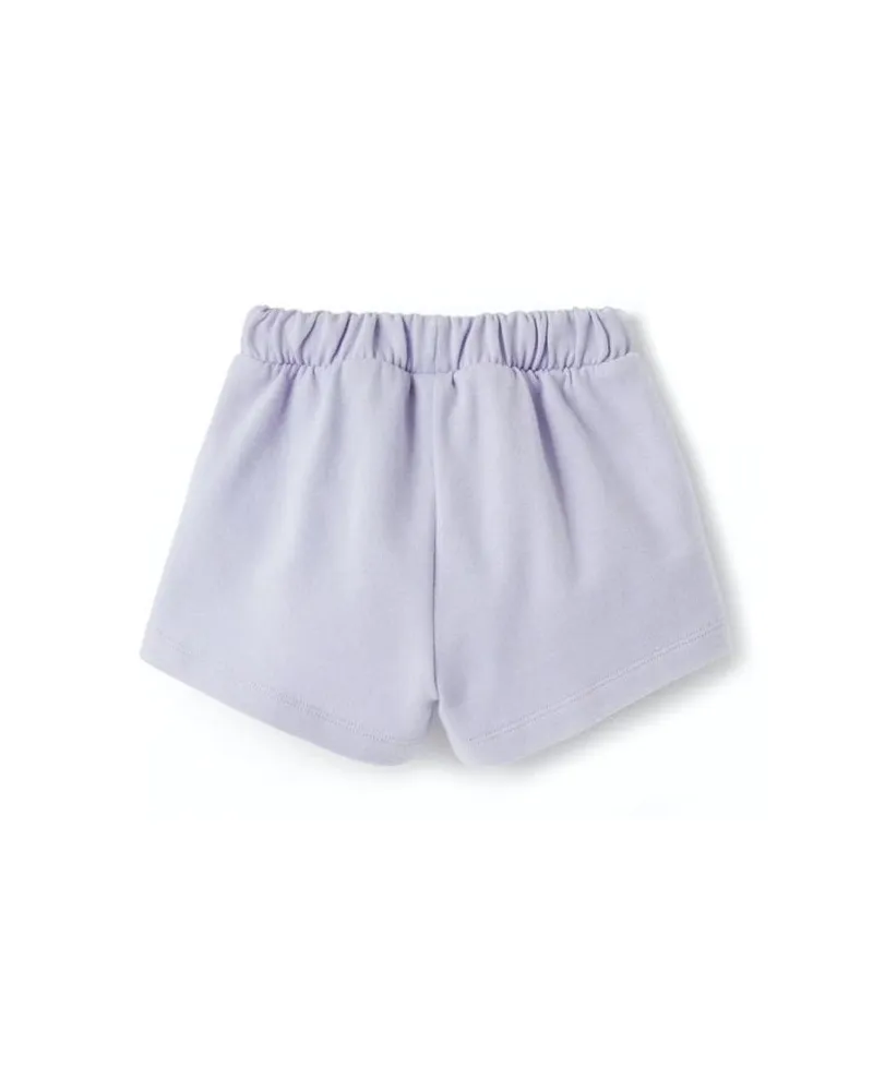 Il Gufo Cotton Shorts — Purple Purple