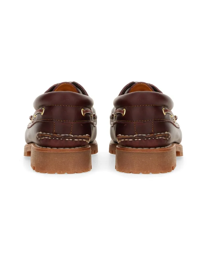 Timberland Leather Boat Moccasin — Bordeaux Bordeaux