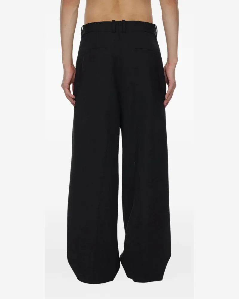 Studio Nicholson Men's Trousers Lines Black Black