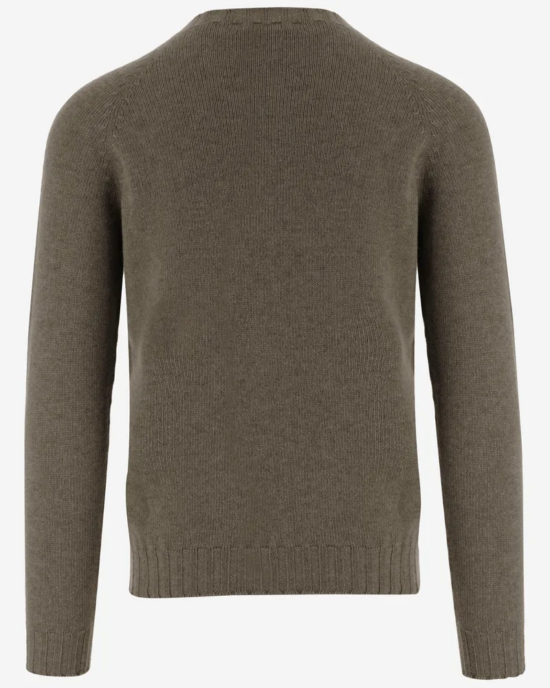 Tagliatore Men's Cashmere Sweater Pinecone Brown